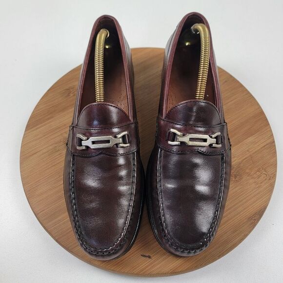 Allen Edmonds Horsebit Brown Leather Loafers Ledgemere Mens Shoe Size 11 B - Picture 6 of 11